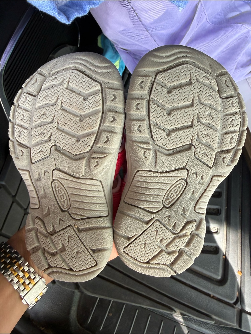 Keen Kids Red Pink Strap Sandals - Picture 5 of 5